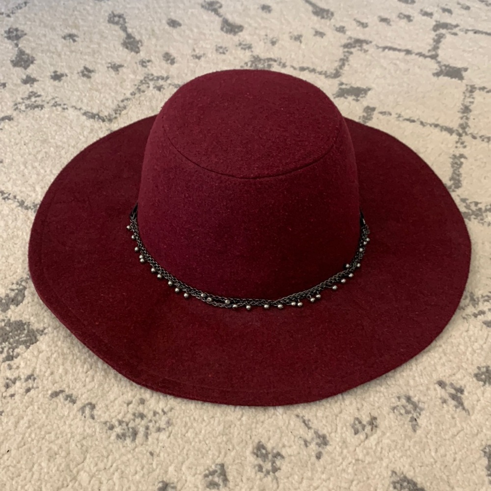 BCBG Burgundy Hat